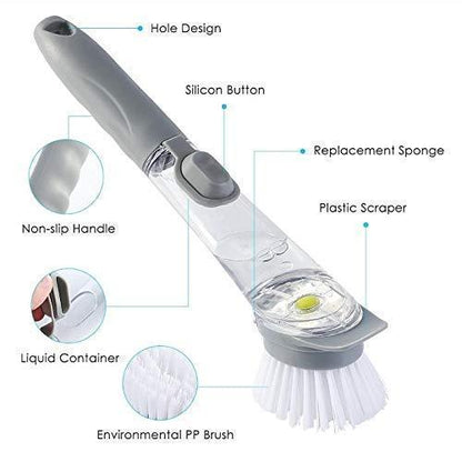 Multipurpose cleaning brush