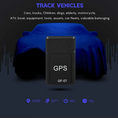 Mini Magnetic GPS Tracker | Voice Recorder | Real Time Location | Portable Safety Solution | Magnetic Wireless Hidden Tracking Device for Cars, Bikes, Kids, Pets, and Personal Items