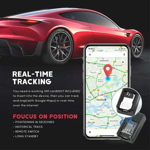 Mini Magnetic GPS Tracker | Voice Recorder | Real Time Location | Portable Safety Solution | Magnetic Wireless Hidden Tracking Device for Cars, Bikes, Kids, Pets, and Personal Items